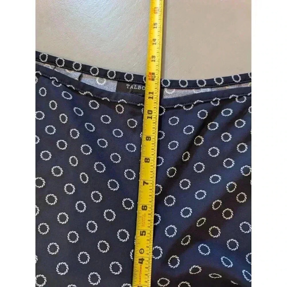 Talbots Women's Navy Polka Dot Pants Size 16 Casual & Stylish - Picture 9 of 10